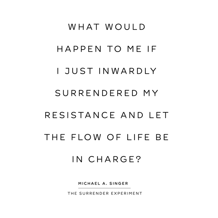 Surrender 4.  Quote from The Surrender Experiment by Michael A. Singer Coffee Mug Gallery Image 2