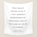 Surrender 4.  Quote from The Surrender Experiment by Michael A. Singer Wall Tapestry Gallery Image 4