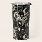 Jackalope - black and cream  Travel Mug Gallery Image 2
