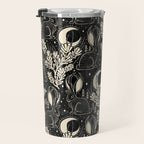 Jackalope - black and cream  Travel Mug Gallery Image 3