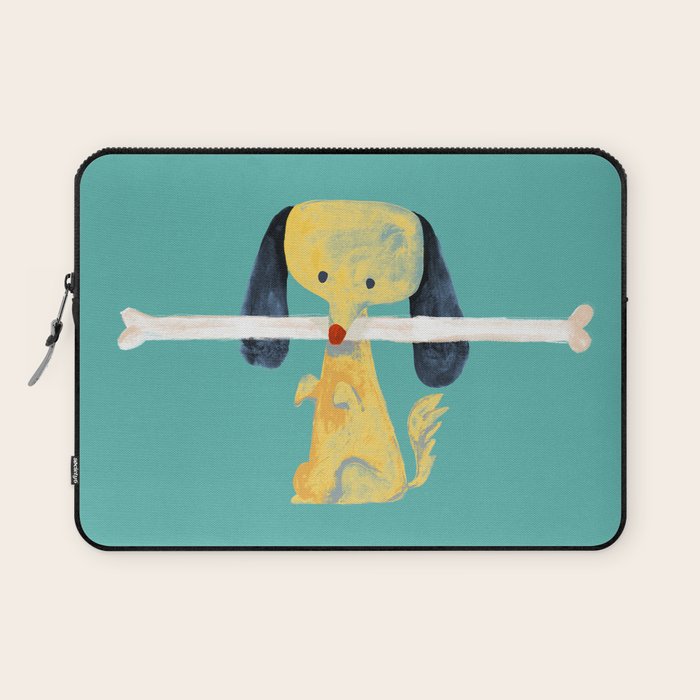 Lucky dog Laptop Sleeve Gallery Image 1
