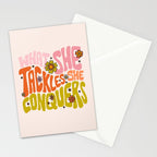 What She Tackles She Conquers Stationery Card Gallery Image 2