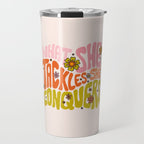 What She Tackles She Conquers Travel Mug Gallery Image 1