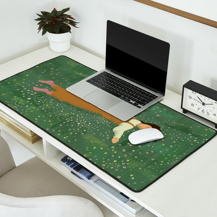 Lazy Naps in the Meadow  Desk Mat Gallery Image 2