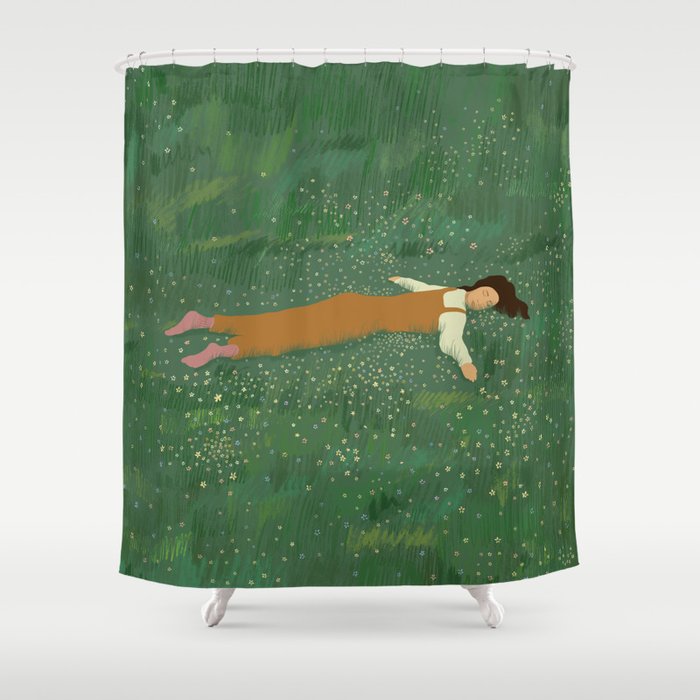 Lazy Naps in the Meadow  Shower Curtain Gallery Image 1