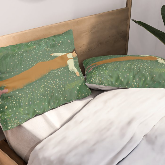 Lazy Naps in the Meadow  Pillow Sham Gallery Image 2