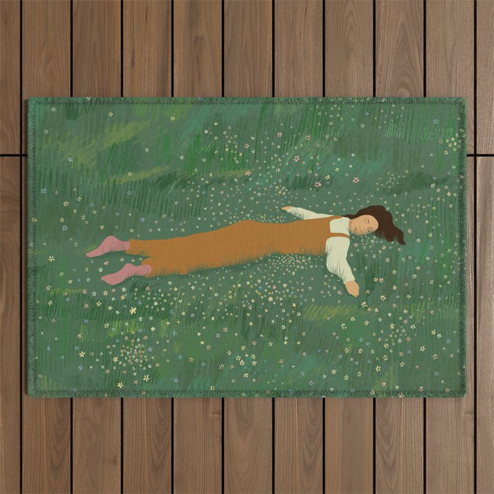 Lazy Naps in the Meadow  Outdoor Rug Gallery Image 1