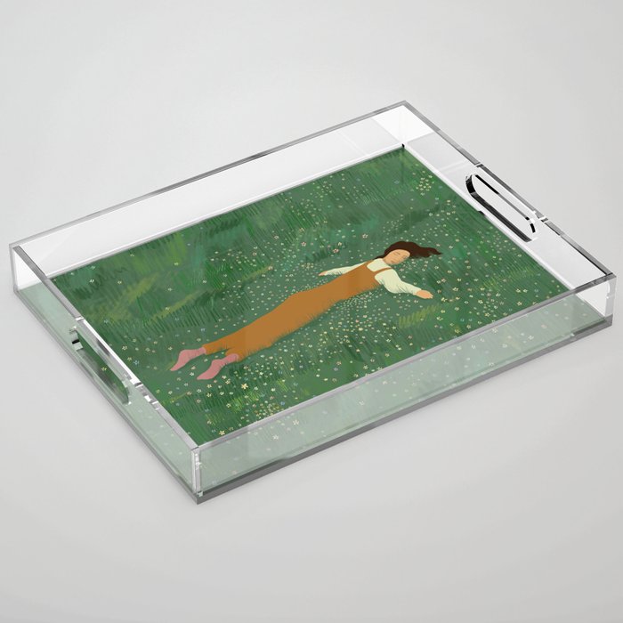 Lazy Naps in the Meadow  Acrylic Tray Gallery Image 1