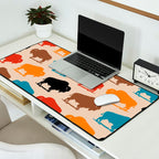 Buffalo Bison Pattern 278 Desk Mat Gallery Image 2