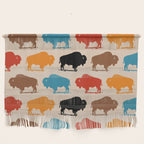 Buffalo Bison Pattern 278 Wall Hanging Gallery Image 1
