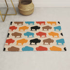 Buffalo Bison Pattern 278 Rug Gallery Image 1