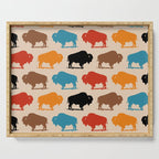 Buffalo Bison Pattern 278 Serving Tray Gallery Image 1