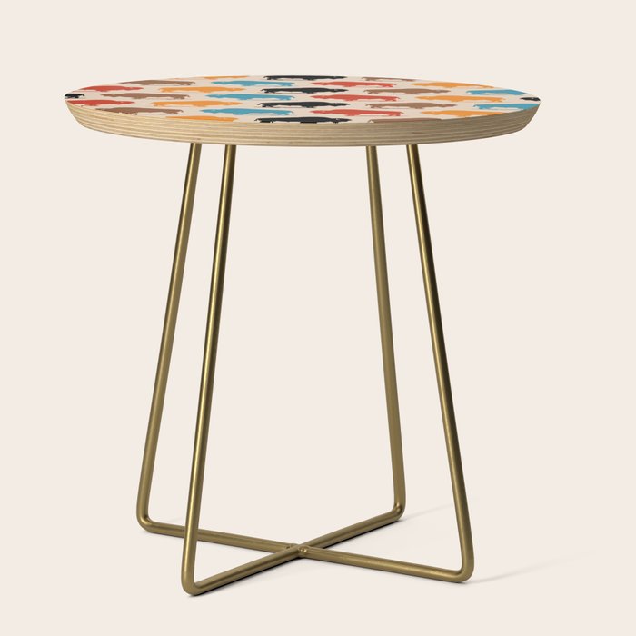 Buffalo Bison Pattern 278 Side Table Gallery Image 1
