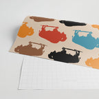 Buffalo Bison Pattern 278 Wrapping Paper Gallery Image 2
