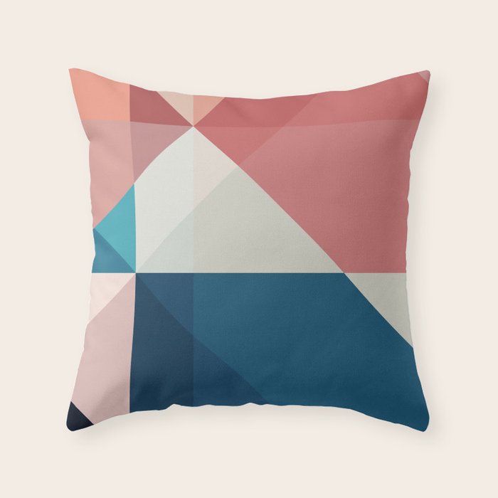 Geometric 1703 Throw Pillow Gallery Image 6
