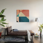Geometric 1703 Wood Wall Art Gallery Image 2