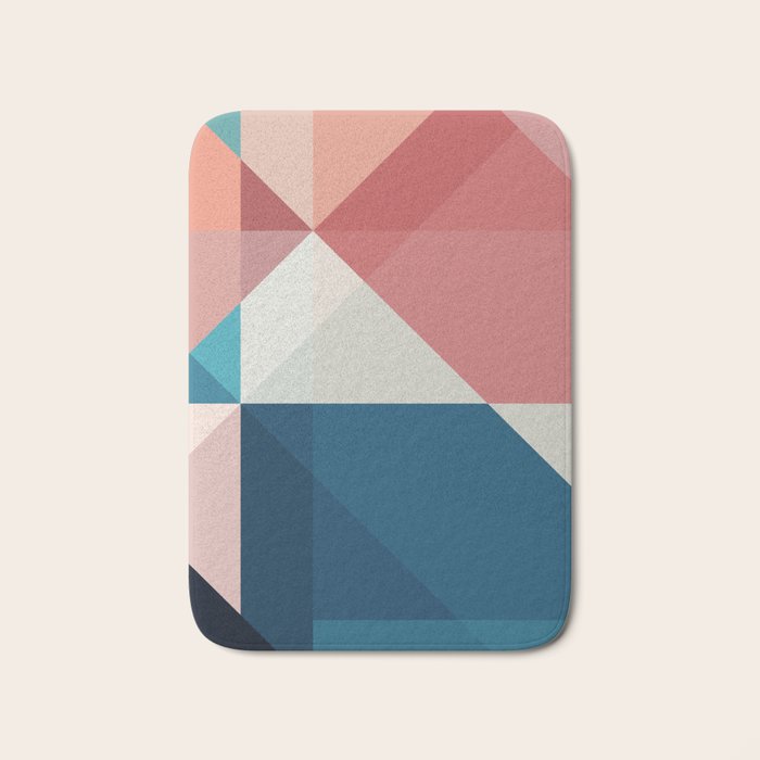 Geometric 1703 Bath Mat Gallery Image 1