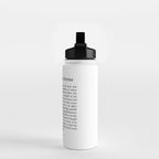 The Man In The Arena by Theodore Roosevelt Water Bottle Gallery Image 2