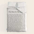 The Man In The Arena by Theodore Roosevelt Duvet Cover Gallery Image 6