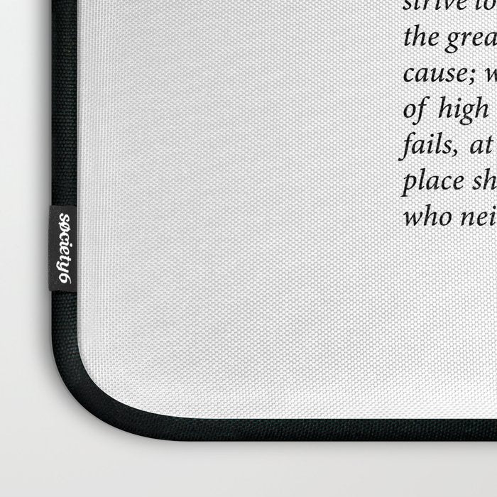 The Man In The Arena by Theodore Roosevelt Laptop Sleeve Gallery Image 3