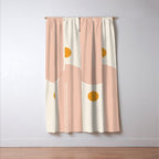 Abstraction_SUN_DOUBLE_LINE_POP_ART_Minimalism_001C Window Curtain Gallery Image 3
