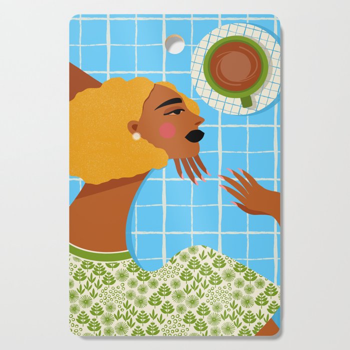 Coffee, Please Cutting Board Gallery Image 1