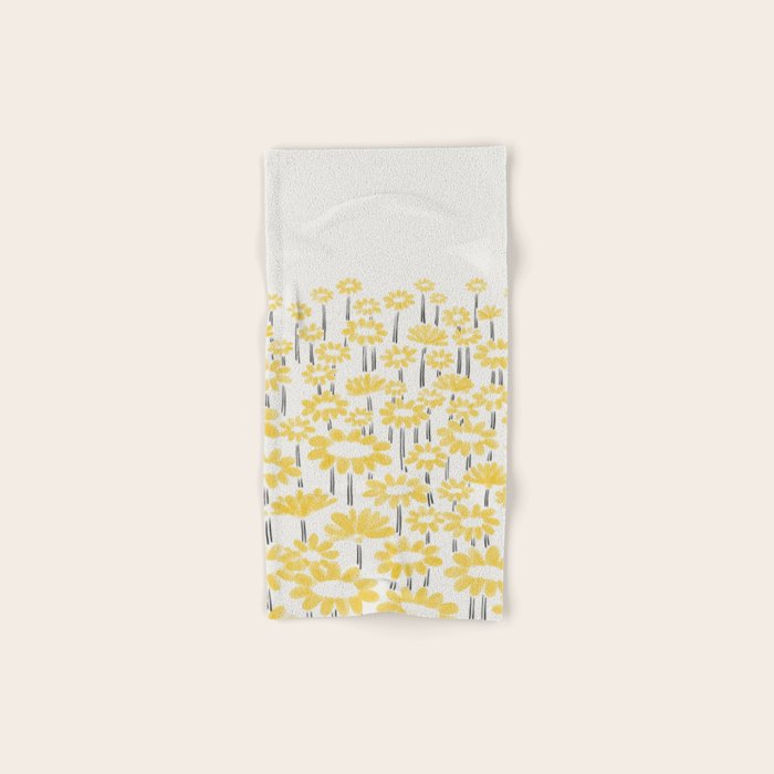 Sunflower Field Bath Towel Gallery Image 1