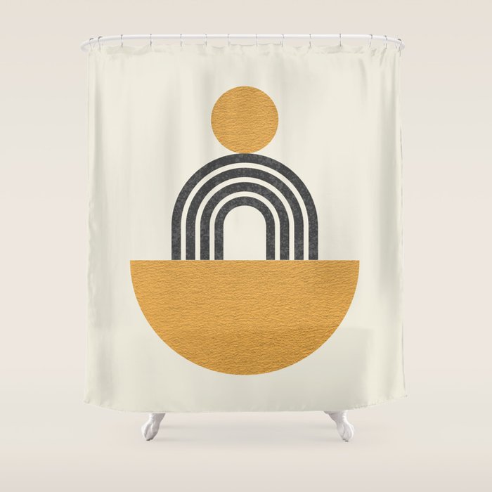 Composition - Arch Balance Shower Curtain Gallery Image 1