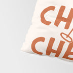 Cheers. Cocktails and Drinks in Burnt Orange and Linen White Pillow Sham Gallery Image 4