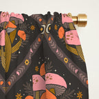 Mushrooms and Moons - Dark Window Curtain Gallery Image 2