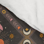 Mushrooms and Moons - Dark Comforter Gallery Image 4