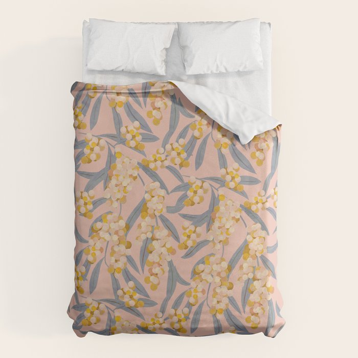  Acacia retinoides plant Duvet Cover Gallery Image 1