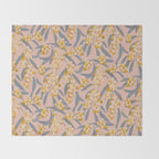  Acacia retinoides plant Throw Blanket Gallery Image 2