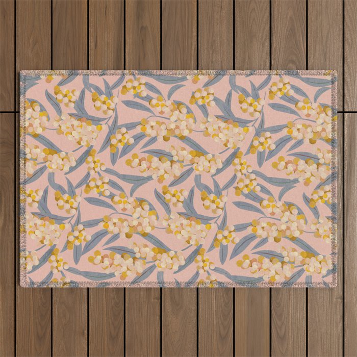  Acacia retinoides plant Outdoor Rug Gallery Image 1