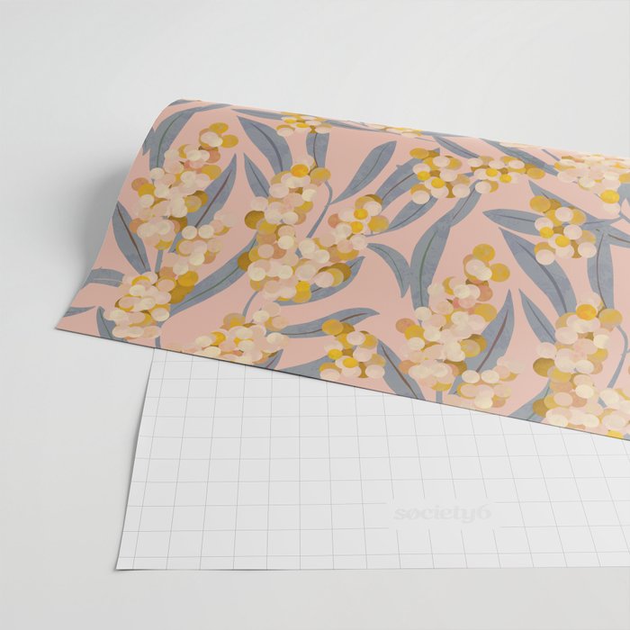  Acacia retinoides plant Wrapping Paper Gallery Image 2