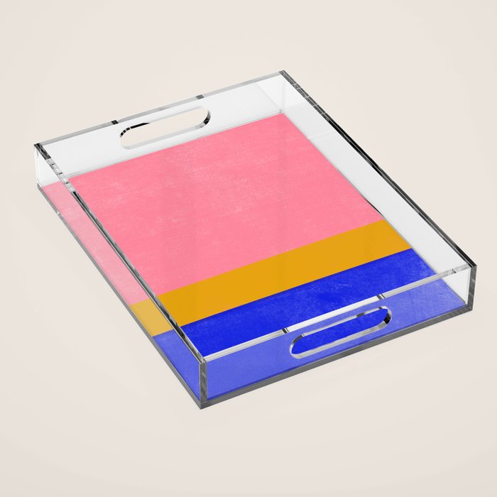 stripe study 44 Acrylic Tray Gallery Image 1