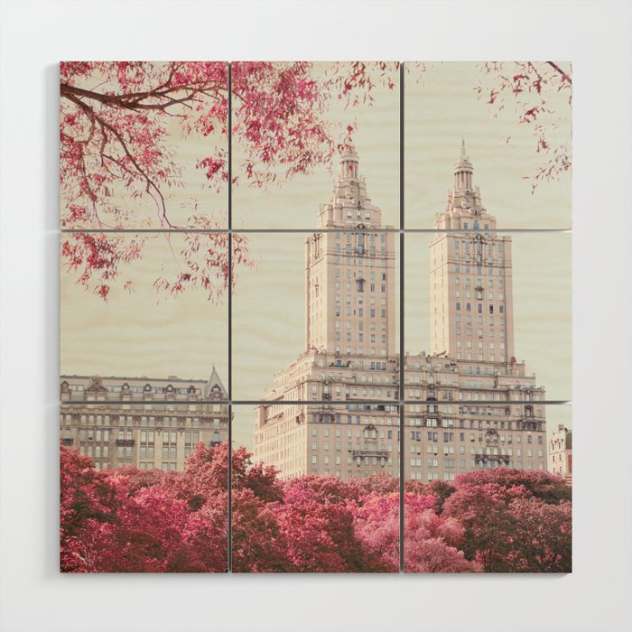 New York City Infrared Wood Wall Art Gallery Image 1