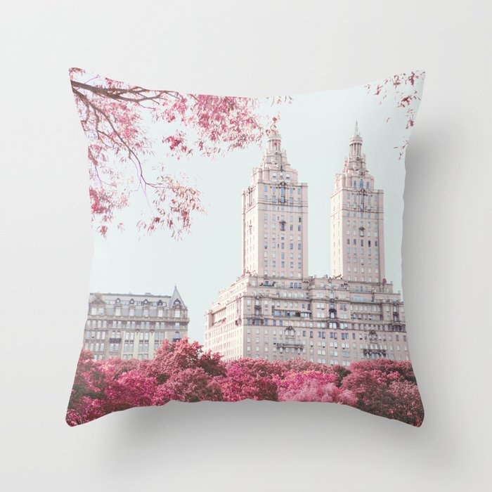 New York City Infrared Throw Pillow Gallery Image 6