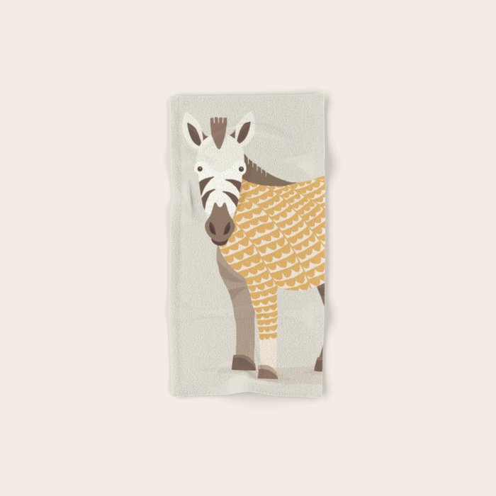 Whimsical Zebra Bath Towel Gallery Image 1
