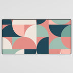 Mid Century Geometric 23C Desk Mat Gallery Image 3