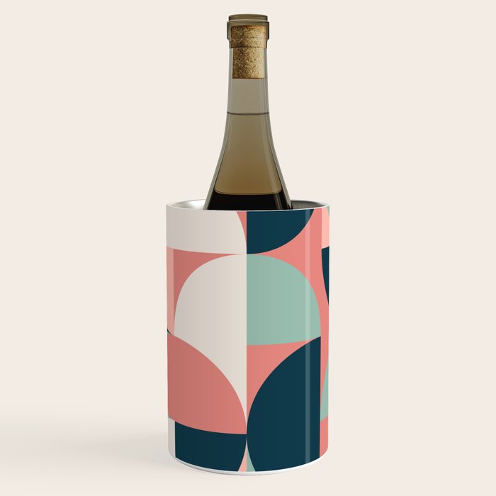 Mid Century Geometric 23C Wine Chiller Gallery Image 1