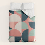 Mid Century Geometric 23C Duvet Cover Gallery Image 6