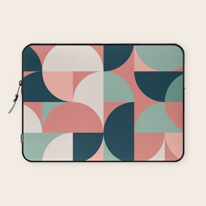 Mid Century Geometric 23C Laptop Sleeve Gallery Image 1