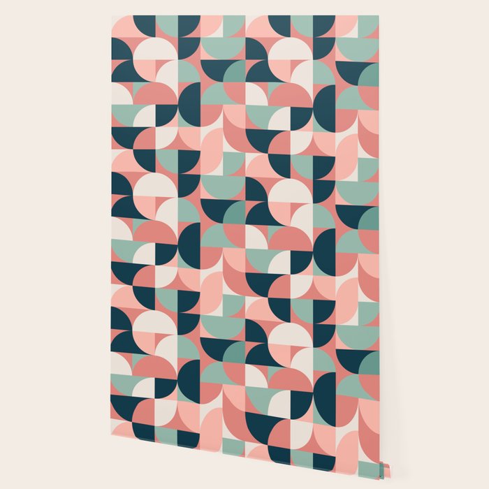 Mid Century Geometric 23C Wallpaper Gallery Image 2