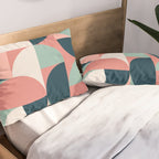 Mid Century Geometric 23C Pillow Sham Gallery Image 2