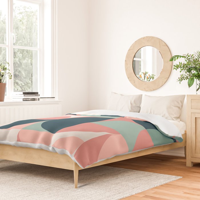 Mid Century Geometric 23C Duvet Cover Gallery Image 2