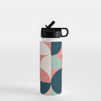 Mid Century Geometric 23C Water Bottle Gallery Image 1