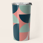 Mid Century Geometric 23C Travel Mug Gallery Image 2