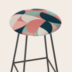 Mid Century Geometric 23C Stool Gallery Image 2