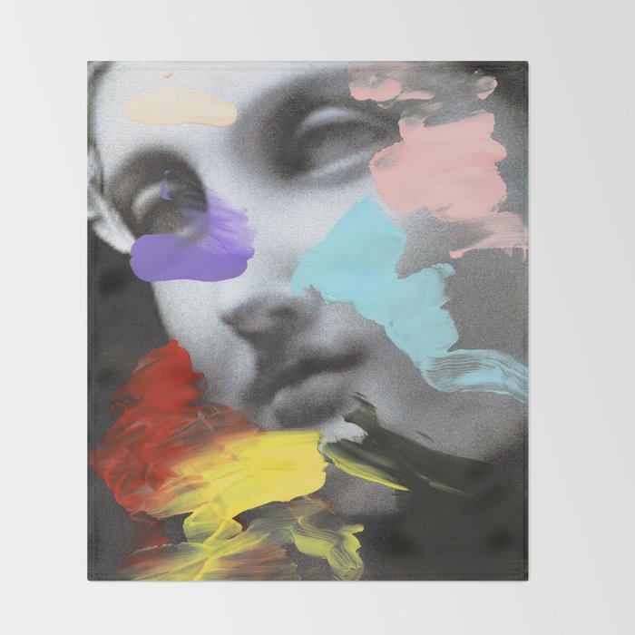 Composition 458 Throw Blanket Gallery Image 2